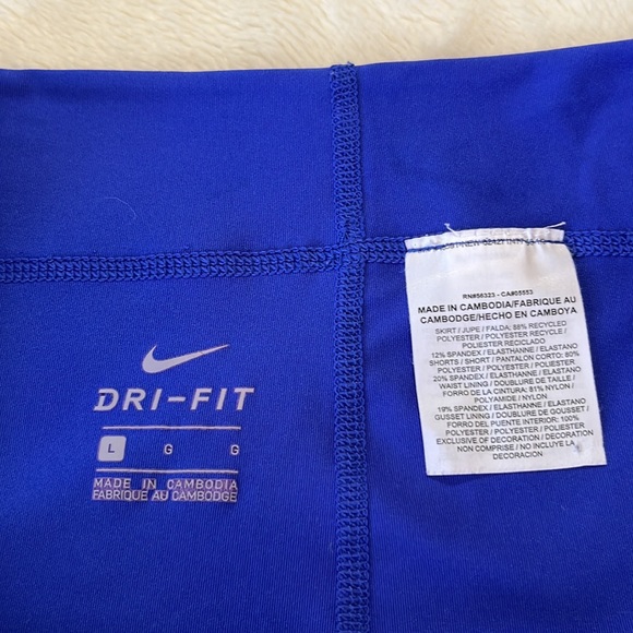 Nike Power Spin Skirt, Purple/White, Size L - Picture 4 of 6